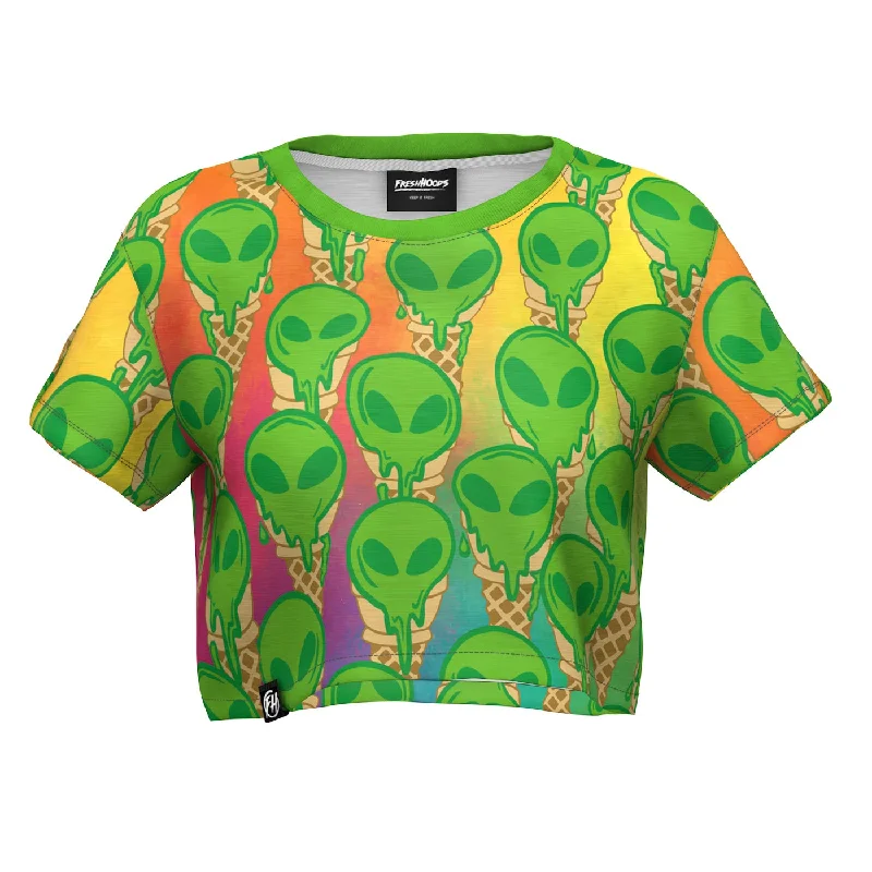 UFO Ice Cream Crop Top