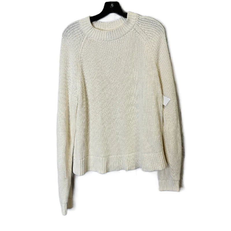 Sweater By Old Navy In Cream, Size: L