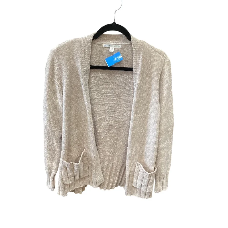 Cardigan By Seven 7 In Beige, Size: S