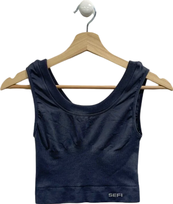 Sefi Grey Crop Top UK XS