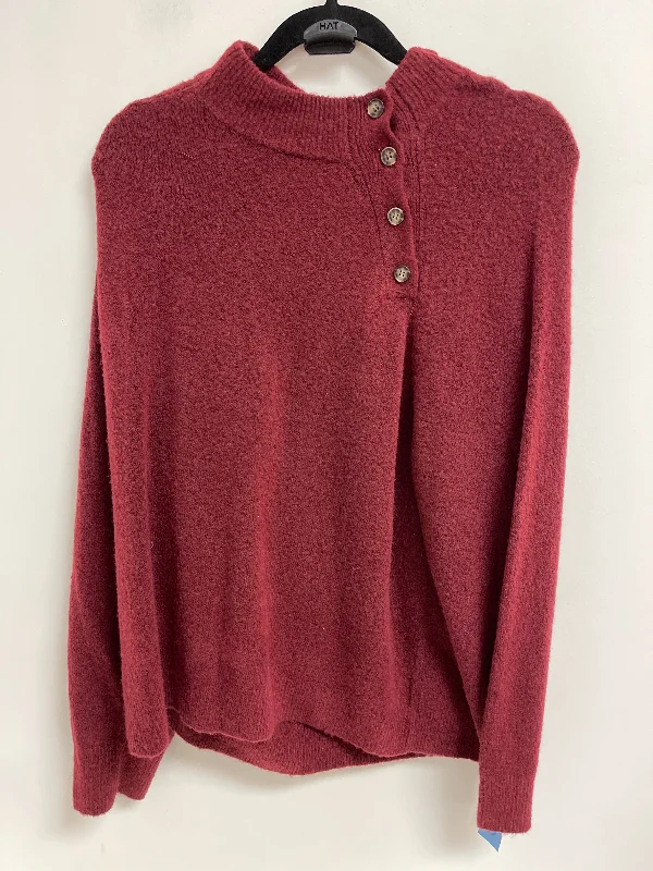 Sweater By J. Crew In Red, Size: 2x