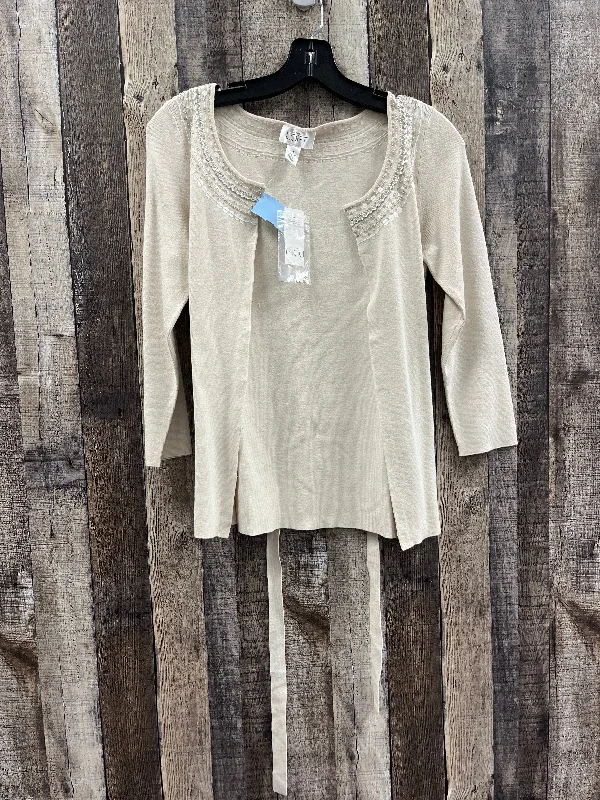 Cardigan By Loft In Beige, Size: Xs