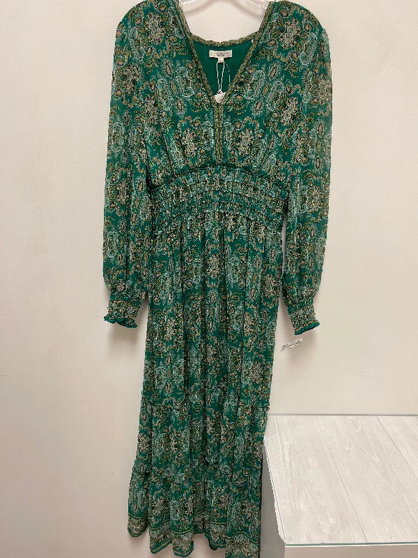 Dress Casual Maxi By Max Studio In Green, Size: L