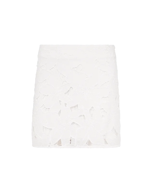 Giorgia Mini Skirt - Off White