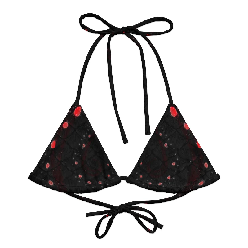 Dark Tide String Bikini Top