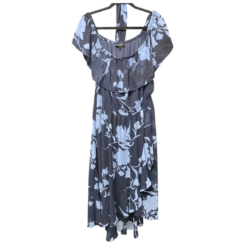 Dress Casual Maxi By Lane Bryant In Blue, Size: 16