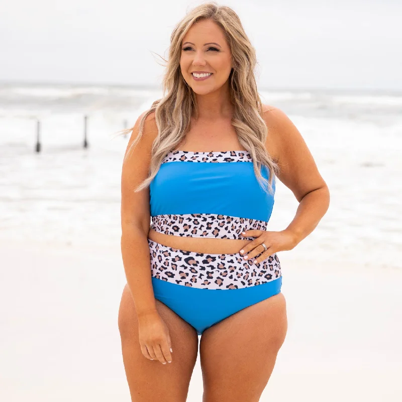 Hidden Islands Swim Bottom, Blue