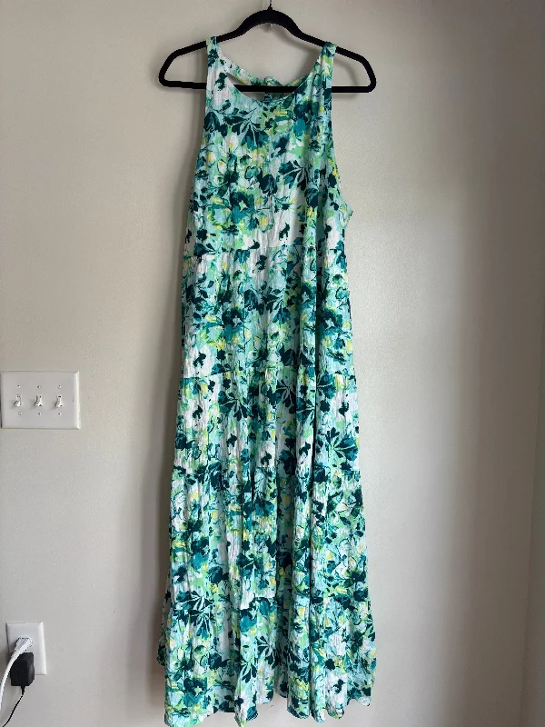 Dress Casual Maxi By Torrid In Green, Size: 2x