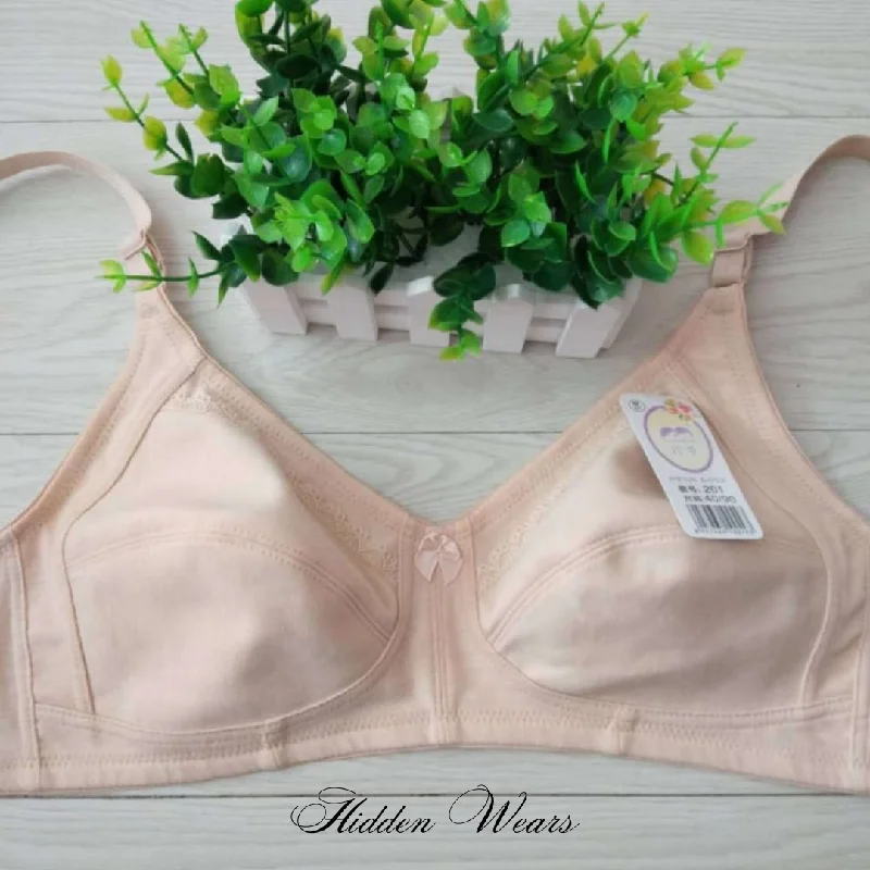 Plain Cotton Bra - H011