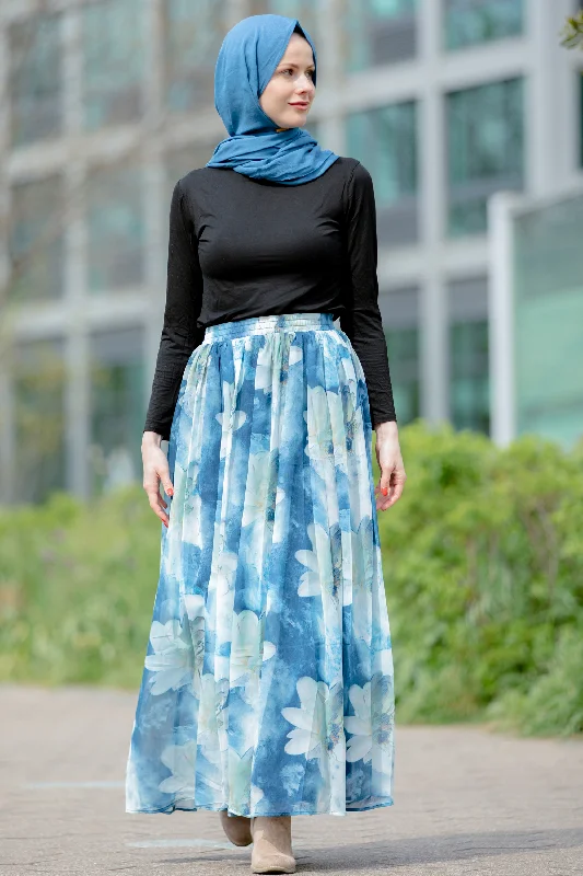 Day Dreams Floral Maxi Skirt-CLEARANCE