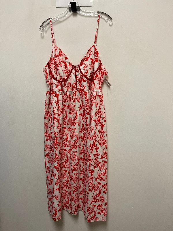 Dress Casual Maxi By Shein In Floral Print, Size: 3x