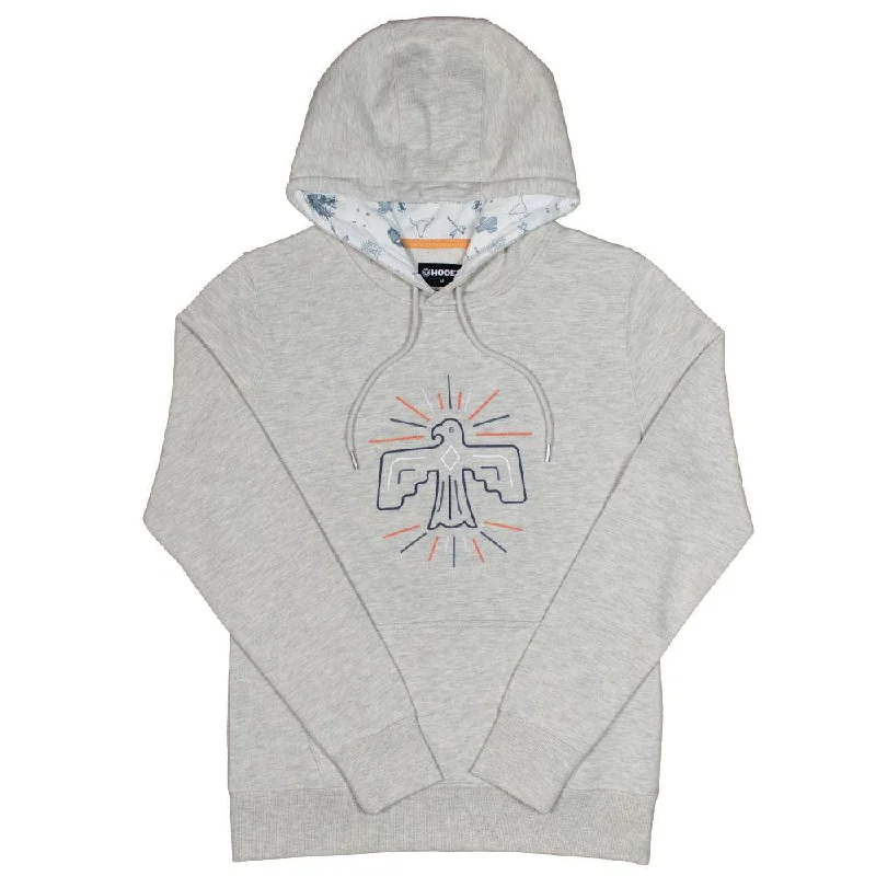 "Prairie" Grey w/TB Bird Logo Hoody