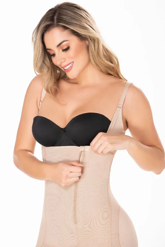 Open-Bust Full Body Gridle Shapewear