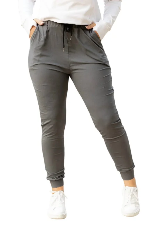 Cindy Joggers In Charcoal