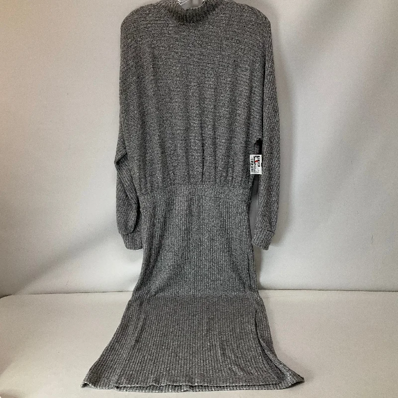 Dress Casual Maxi By Saturday/sunday In Grey, Size: M