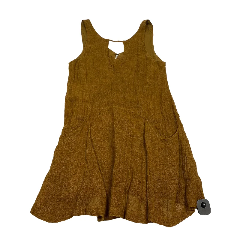 Brown Dress Casual Short Free People, Size Xs