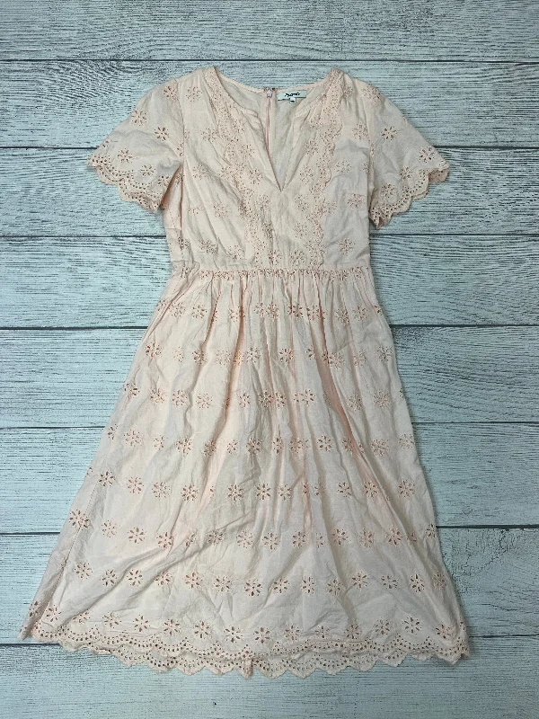 Peach Dress Casual Short Madewell, Size Xs